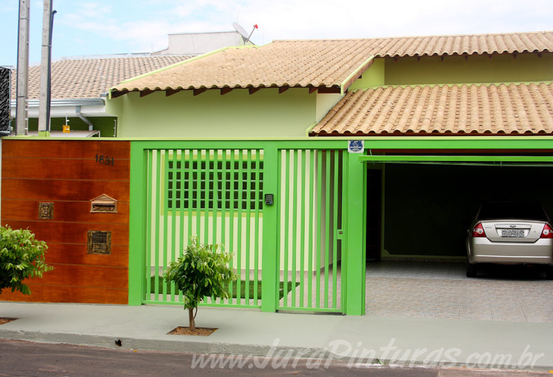 casa pintura de madeira